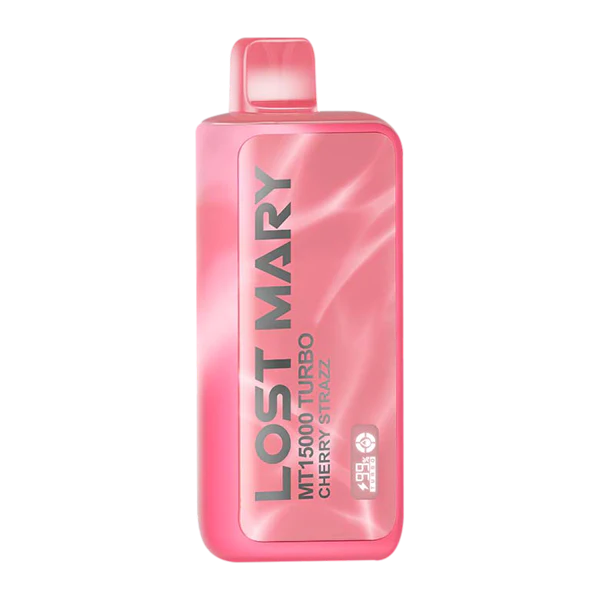 Cherry Strazz Lost Mary MT15000 Turbo Thermal Vape — buy authentic Lost Mary 15K puff disposable vape at Online Vape Shop USA