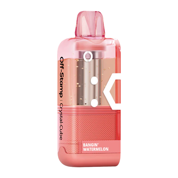 Bangin’ Watermelon Off Stamp X-Cube Crystal Pod — buy authentic Off Stamp disposable vape at Online Vape Shop USA