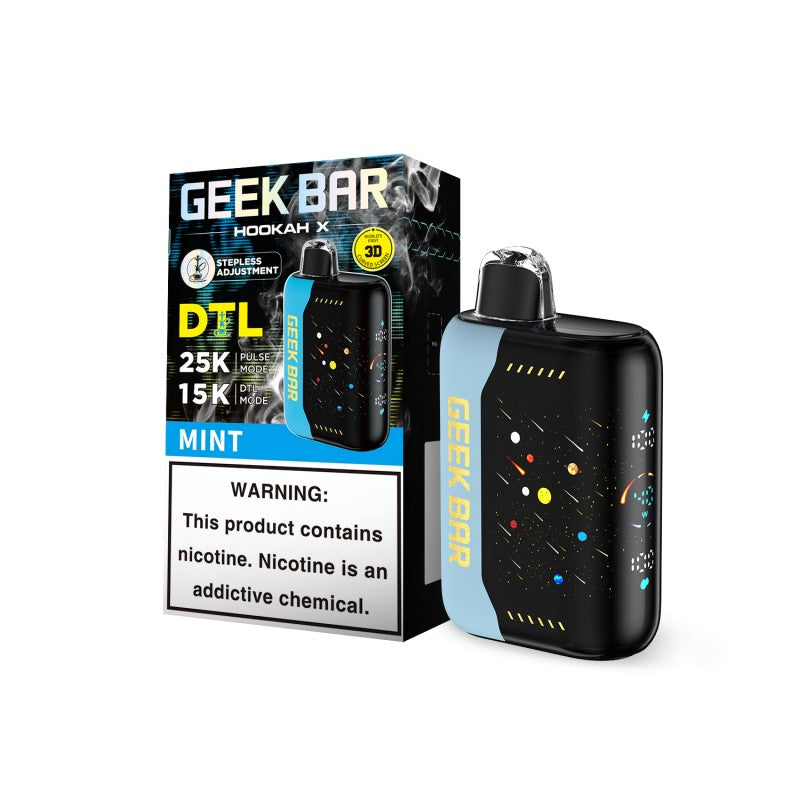 Mint Geek Bar Hookah X 25K — buy authentic Geek Bar 25K puff disposable vape at Online Vape Shop USA