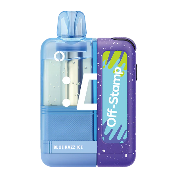 Blue Razz Ice Off Stamp X-Cube Crystal Kit — buy authentic Off Stamp disposable vape at Online Vape Shop USA