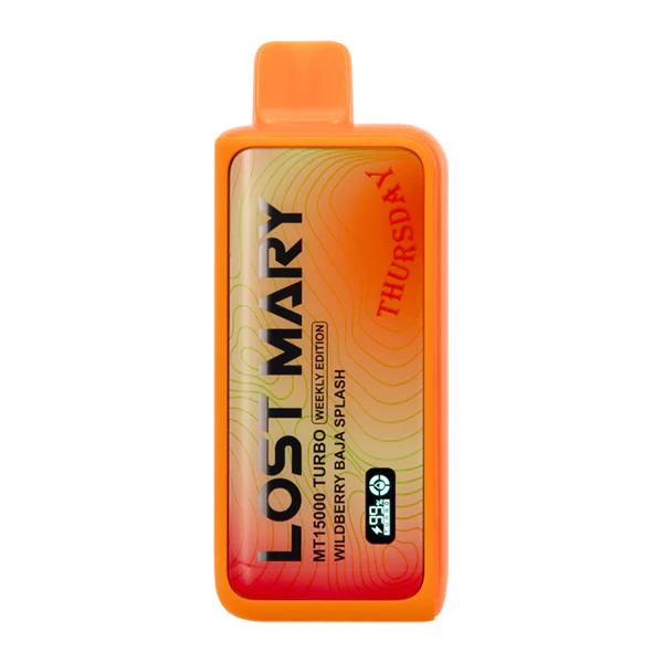 Wildberry Baja Splash Lost Mary MT15000 Turbo Vape — buy authentic Lost Mary 15K puff disposable vape at Online Vape Shop USA