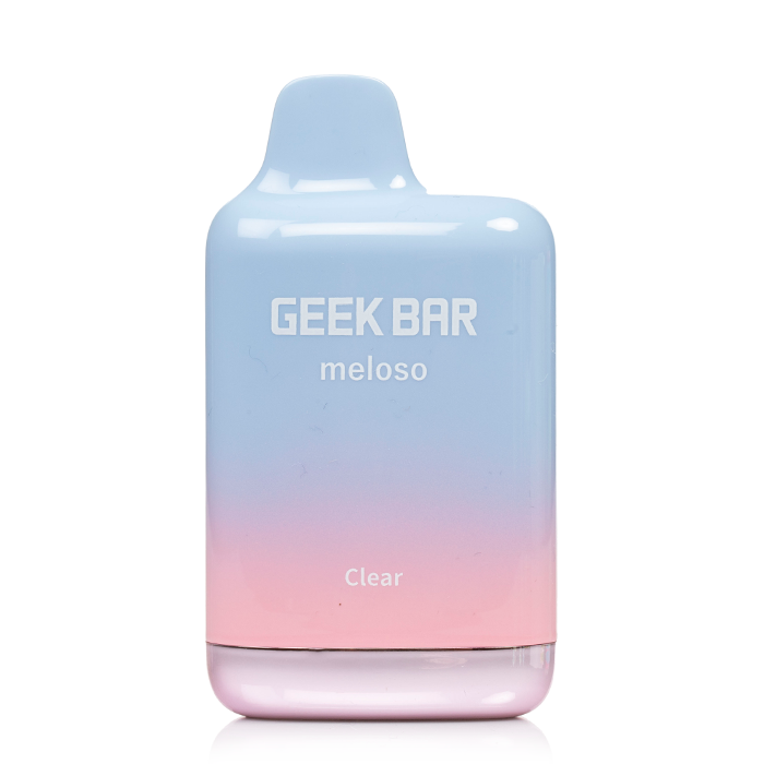 Clear GEEK BAR Meloso Max 9000 — buy authentic Geek Bar 9K puff disposable vape at Online Vape Shop USA