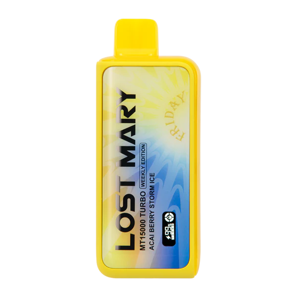 Acai Berry Storm Ice Lost Mary MT15000 Turbo Vape — buy authentic Lost Mary 15K puff disposable vape at Online Vape Shop USA