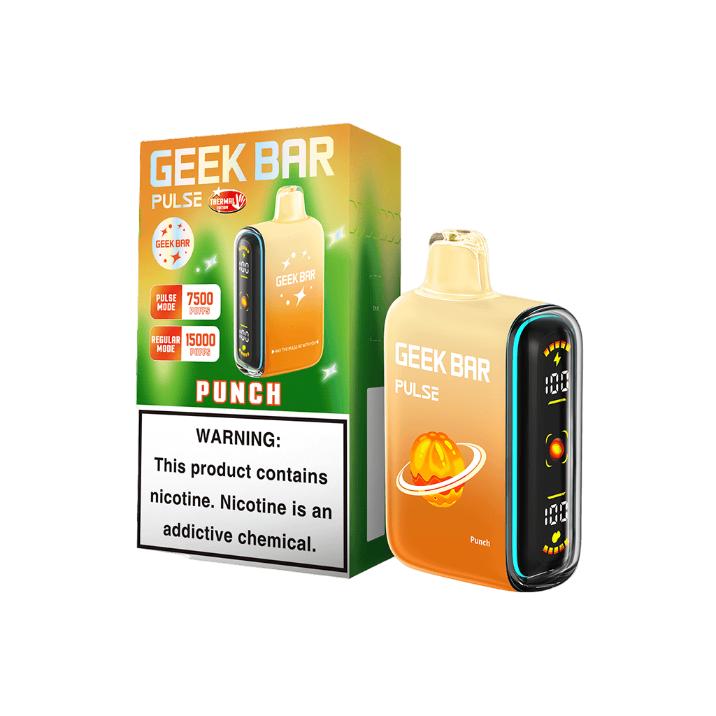 Punch Geek Bar Pulse 15000 — buy authentic Geek Bar 15K puff disposable vape at Online Vape Shop USA