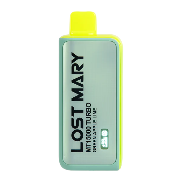Green Apple Lime Lost Mary MT15000 Turbo Vape — buy authentic Lost Mary 15K puff disposable vape at Online Vape Shop USA