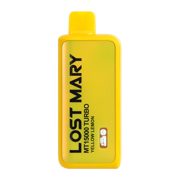 Yellow Lemon Lost Mary MT15000 Turbo Vape — buy authentic Lost Mary 15K puff disposable vape at Online Vape Shop USA