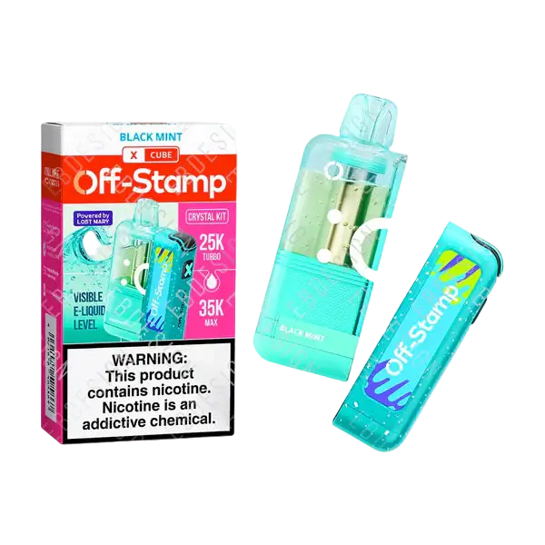 Off Stamp X-Cube Crystal 35K Kit — buy authentic Off Stamp 35K puff disposable vape at Online Vape Shop USA