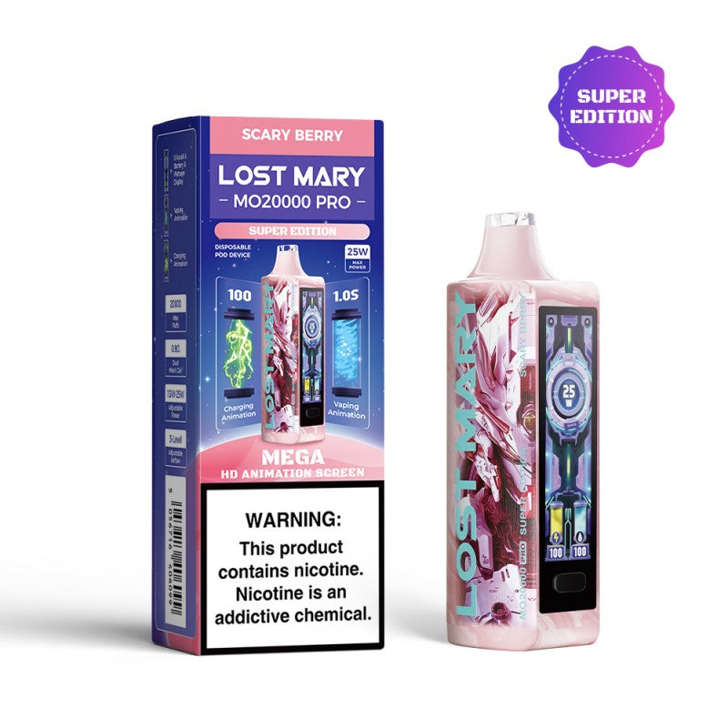 Scary Berry Lost Mary MO20000 Vape — buy authentic Lost Mary 20K puff disposable vape at Online Vape Shop USA
