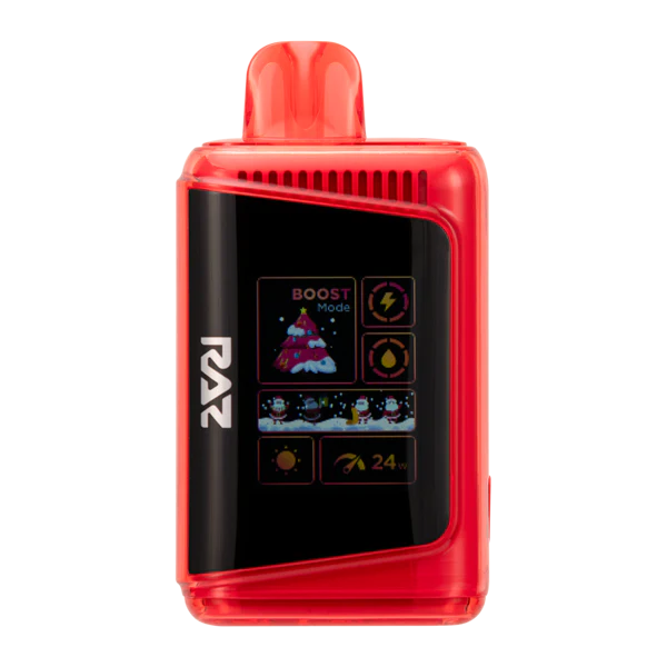 Peppermint Candy Cane RAZ LTX DC25000 Vape — buy authentic Raz 25K puff disposable vape at Online Vape Shop USA
