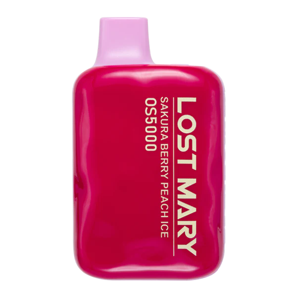 Sakura Berry Peach Ice Lost Mary OS5000 Vape — buy authentic Lost Mary 5K puff disposable vape at Online Vape Shop USA