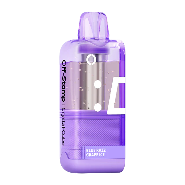 Blue Razz Grape Ice Off Stamp X-Cube Crystal Pod — buy authentic Off Stamp disposable vape at Online Vape Shop USA