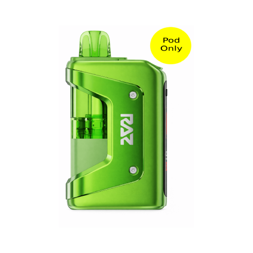 Sour Apple Ice RAZ VUE 50K Disposable Pod — buy authentic Raz 50K puff disposable vape at Online Vape Shop USA