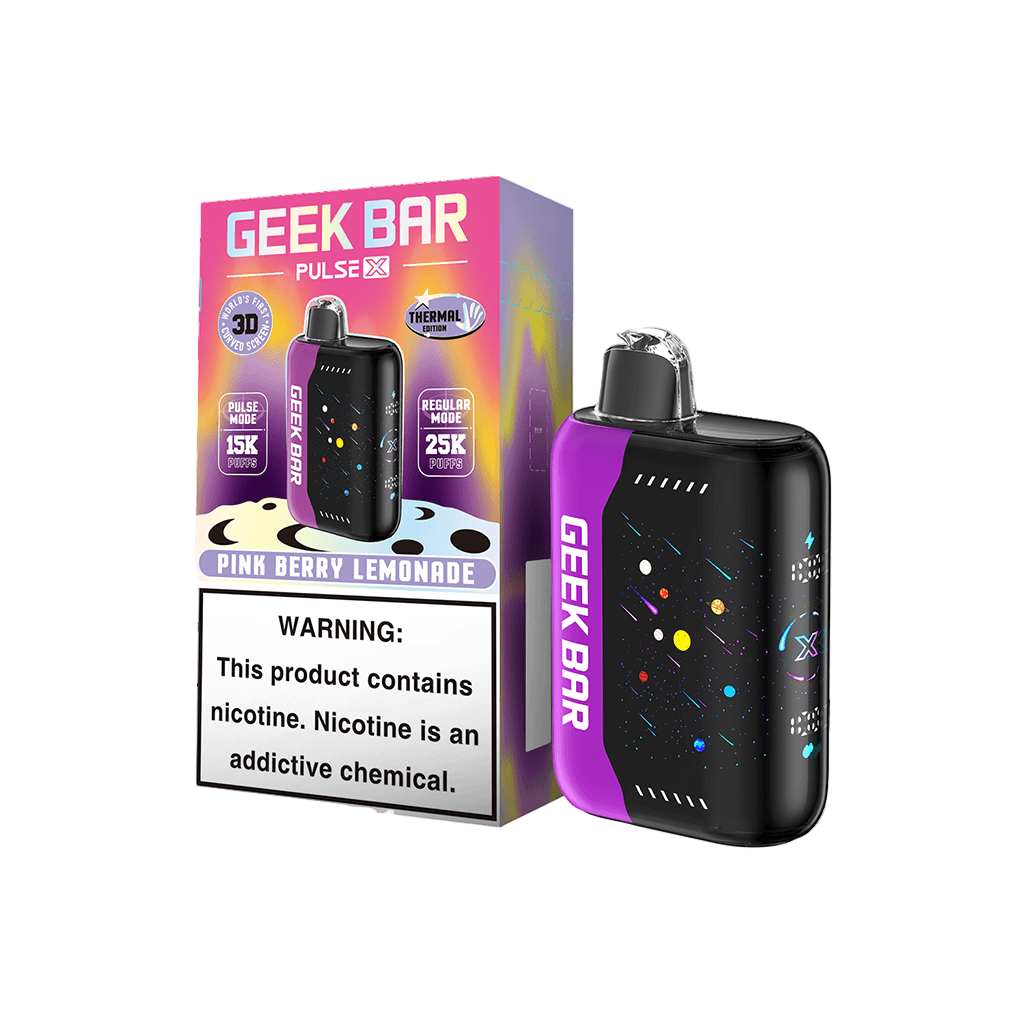 Pink Berry Lemonade Geek Bar Pulse X 25K — buy authentic Geek Bar 25K puff disposable vape at Online Vape Shop USA