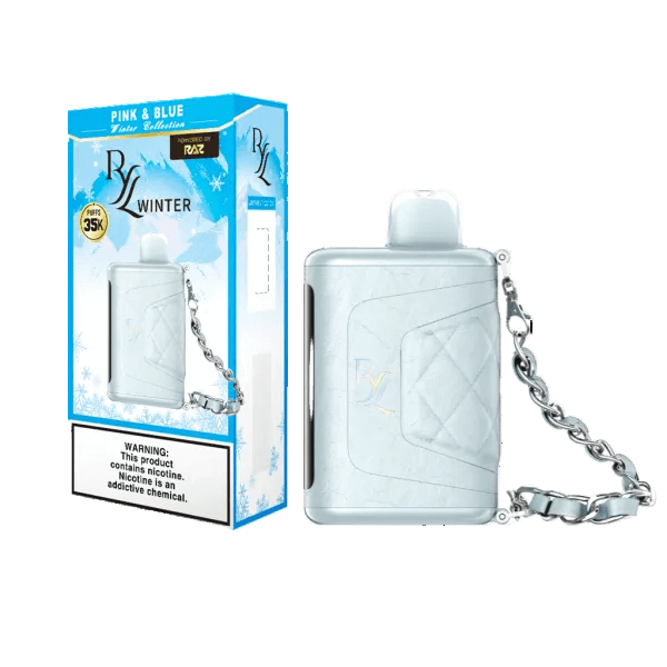 Pink & Blue RYL Classic 35K by RAZ — buy authentic Raz 35K puff disposable vape at Online Vape Shop USA