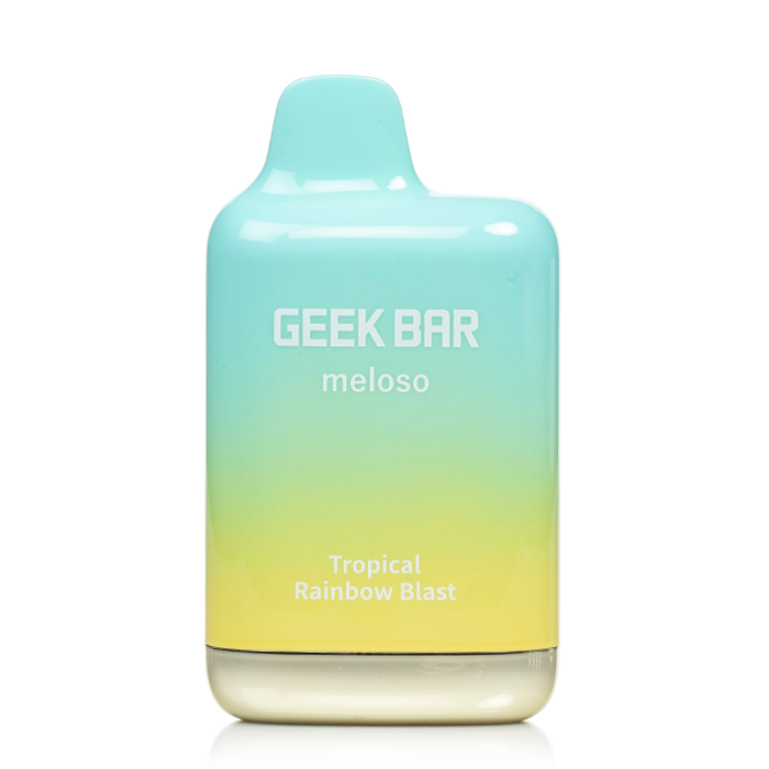 Tropical Rainbow Blast GEEK BAR Meloso Max 9000 — buy authentic Geek Bar 9K puff disposable vape at Online Vape Shop USA