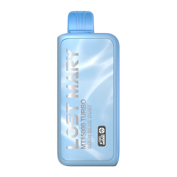 Sour Blue Dust Lost Mary MT15000 Turbo Vape — buy authentic Lost Mary 15K puff disposable vape at Online Vape Shop USA