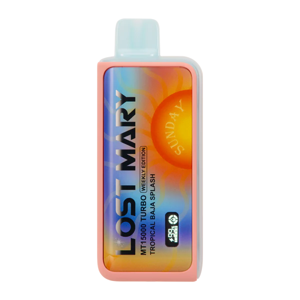 Tropical Baja Splash Lost Mary MT15000 Turbo Vape — buy authentic Lost Mary 15K puff disposable vape at Online Vape Shop USA