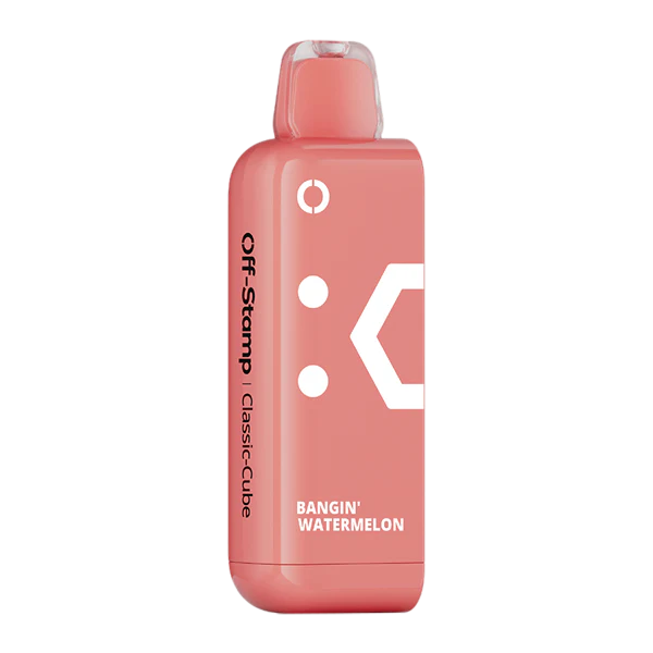 Bangin' Watermelon Off Stamp Classic X-Cube Pod — buy authentic Off Stamp disposable vape at Online Vape Shop USA