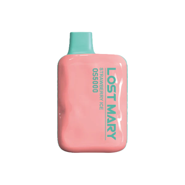 Strawberry Ice Lost Mary OS5000 Vape — buy authentic Lost Mary 5K puff disposable vape at Online Vape Shop USA