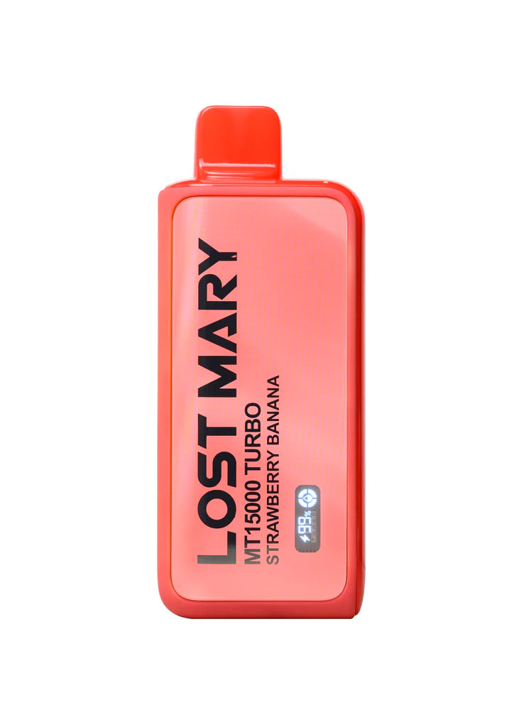 Strawberry Banana Lost Mary MT15000 Turbo Vape — buy authentic Lost Mary 15K puff disposable vape at Online Vape Shop USA