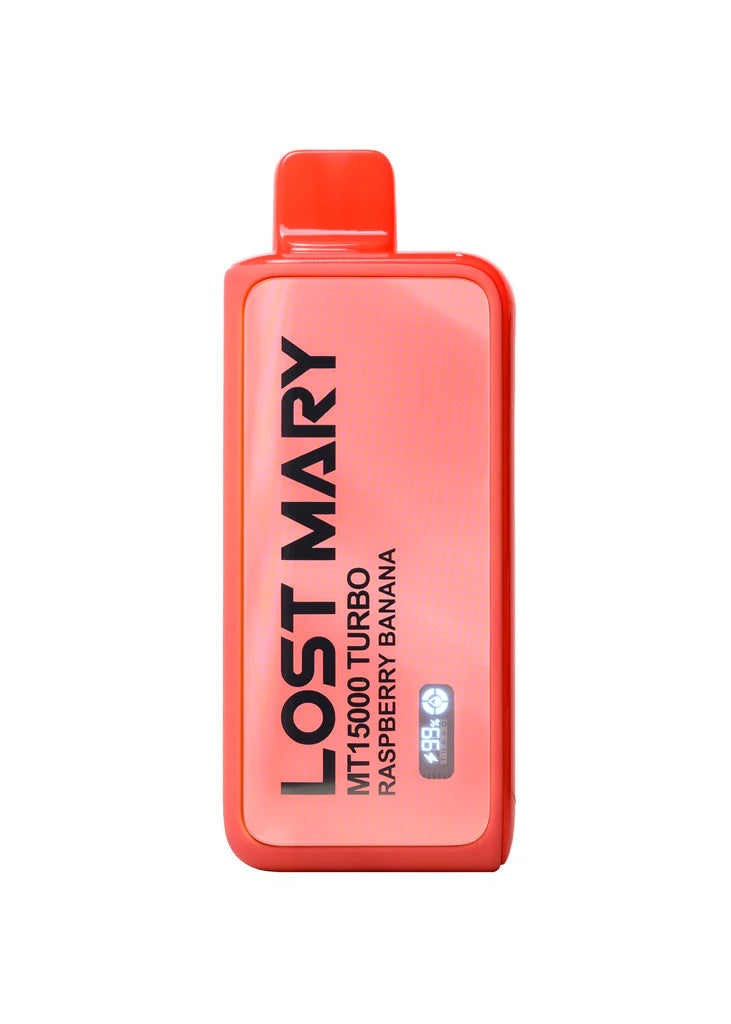 Raspberry Banana Lost Mary MT15000 Turbo Vape — buy authentic Lost Mary 15K puff disposable vape at Online Vape Shop USA