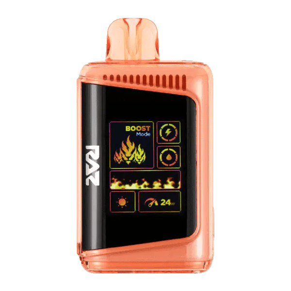 Georgia Peach RAZ LTX DC25000 Vape — buy authentic Raz 25K puff disposable vape at Online Vape Shop USA
