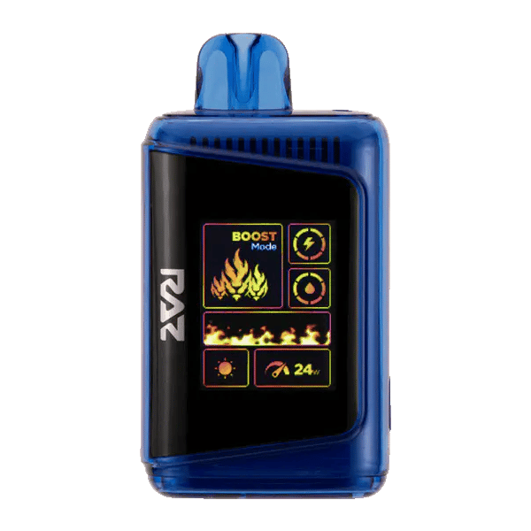Blue Razz Ice RAZ LTX DC25000 Vape — buy authentic Raz 25K puff disposable vape at Online Vape Shop USA