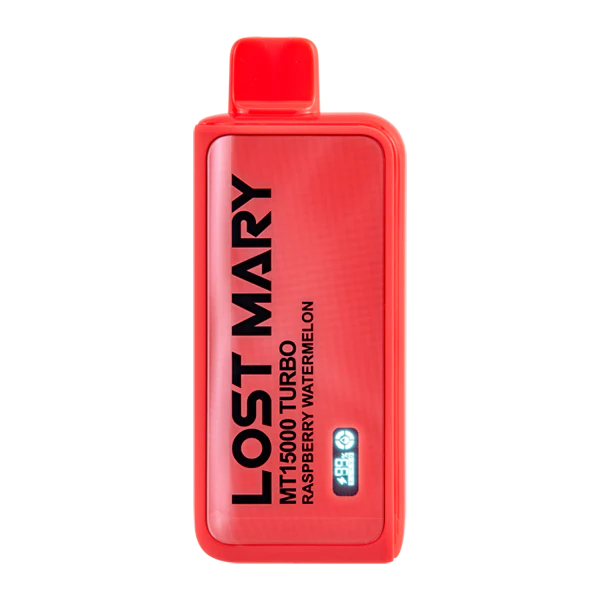 Raspberry Watermelon Lost Mary MT15000 Turbo Vape — buy authentic Lost Mary 15K puff disposable vape at Online Vape Shop USA