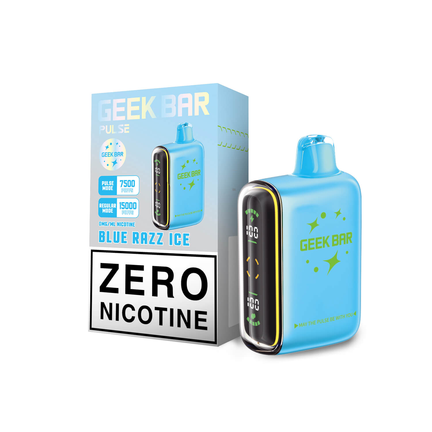 Geek Bar Pulse 15K Zero Nicotine Vape — buy authentic Geek Bar 15K puff disposable vape at Online Vape Shop USA