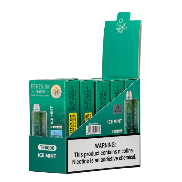 EB Vape TE6000 Disposable Vape 10 Pack — buy authentic EB Vape 6K puff disposable vape at Online Vape Shop USA