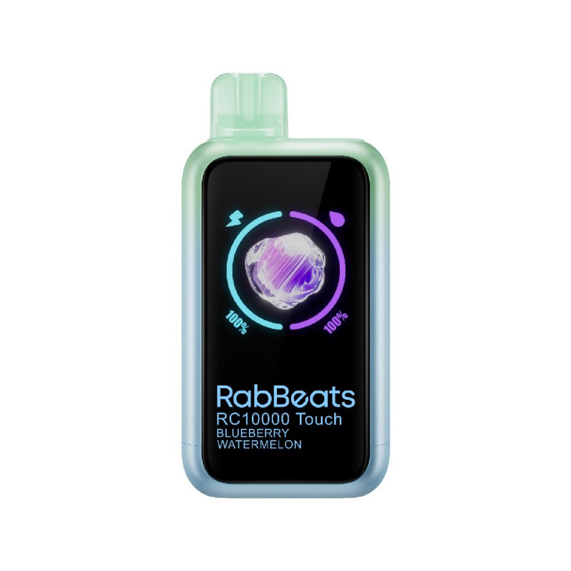 Blueberry Watermelon RABBEATS RC10000 Touch Screen Vape — buy authentic RABBEATS 10K puff disposable vape at Online Vape Shop USA
