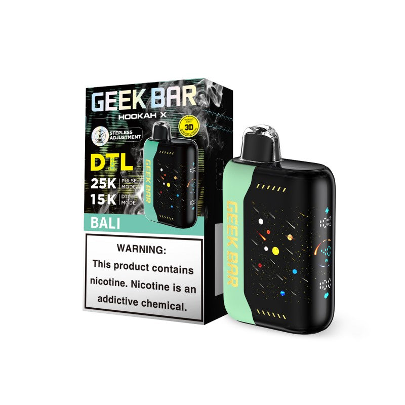 Bali Geek Bar Hookah X 25K — buy authentic Geek Bar 25K puff disposable vape at Online Vape Shop USA